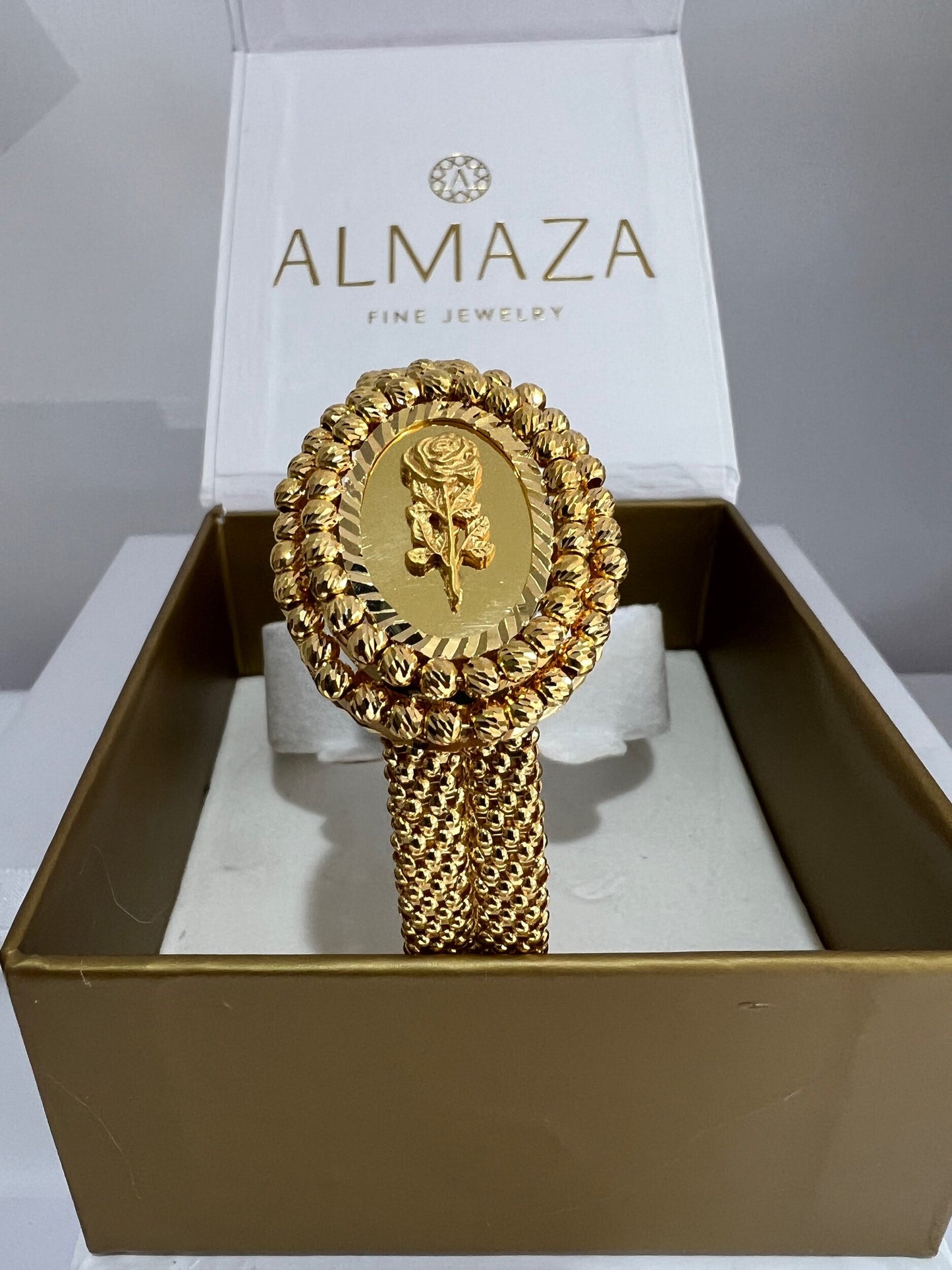 21k Gold Himo Cuff Bracelet