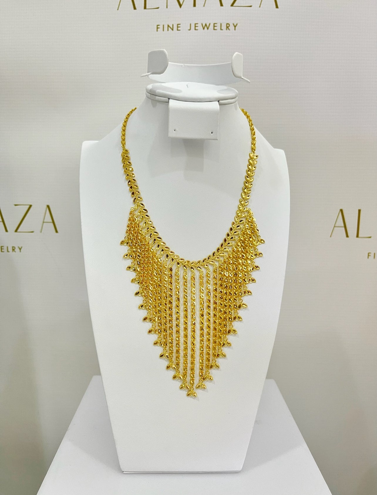 21K Gold Choker Necklace