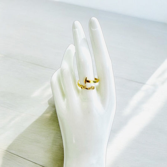 21K Gold Palestine Ring