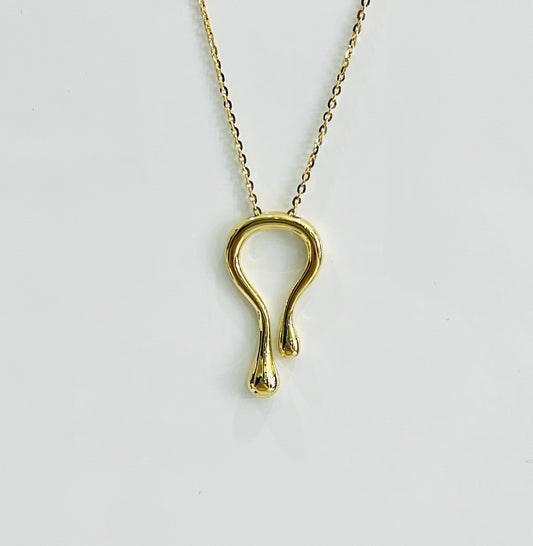 18K Gold Simple Necklace