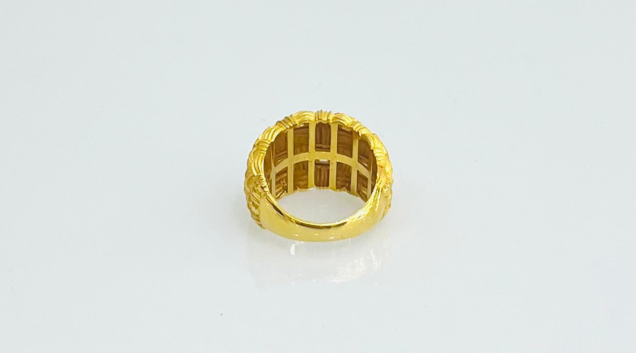 21K Gold Dome Ring