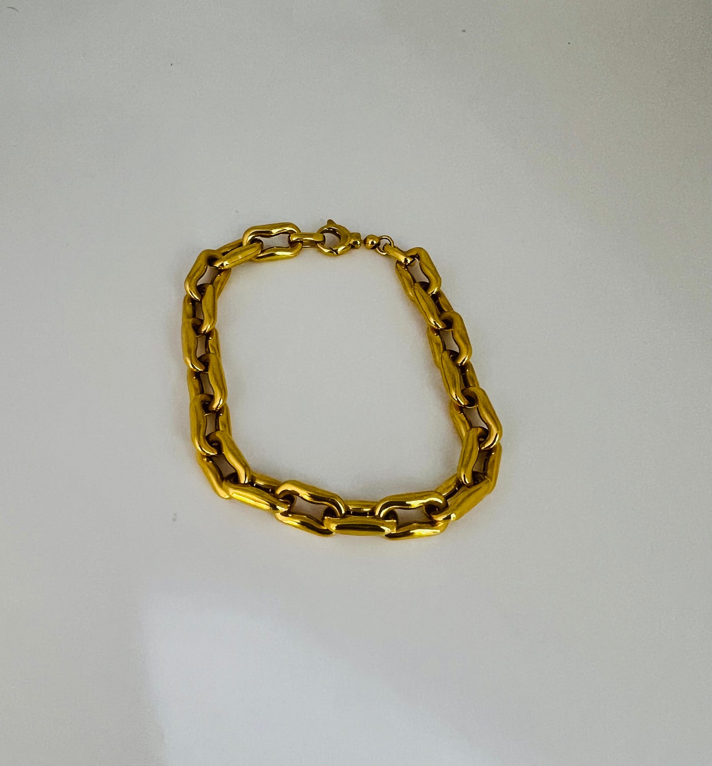 21k Gold Link Bracelet