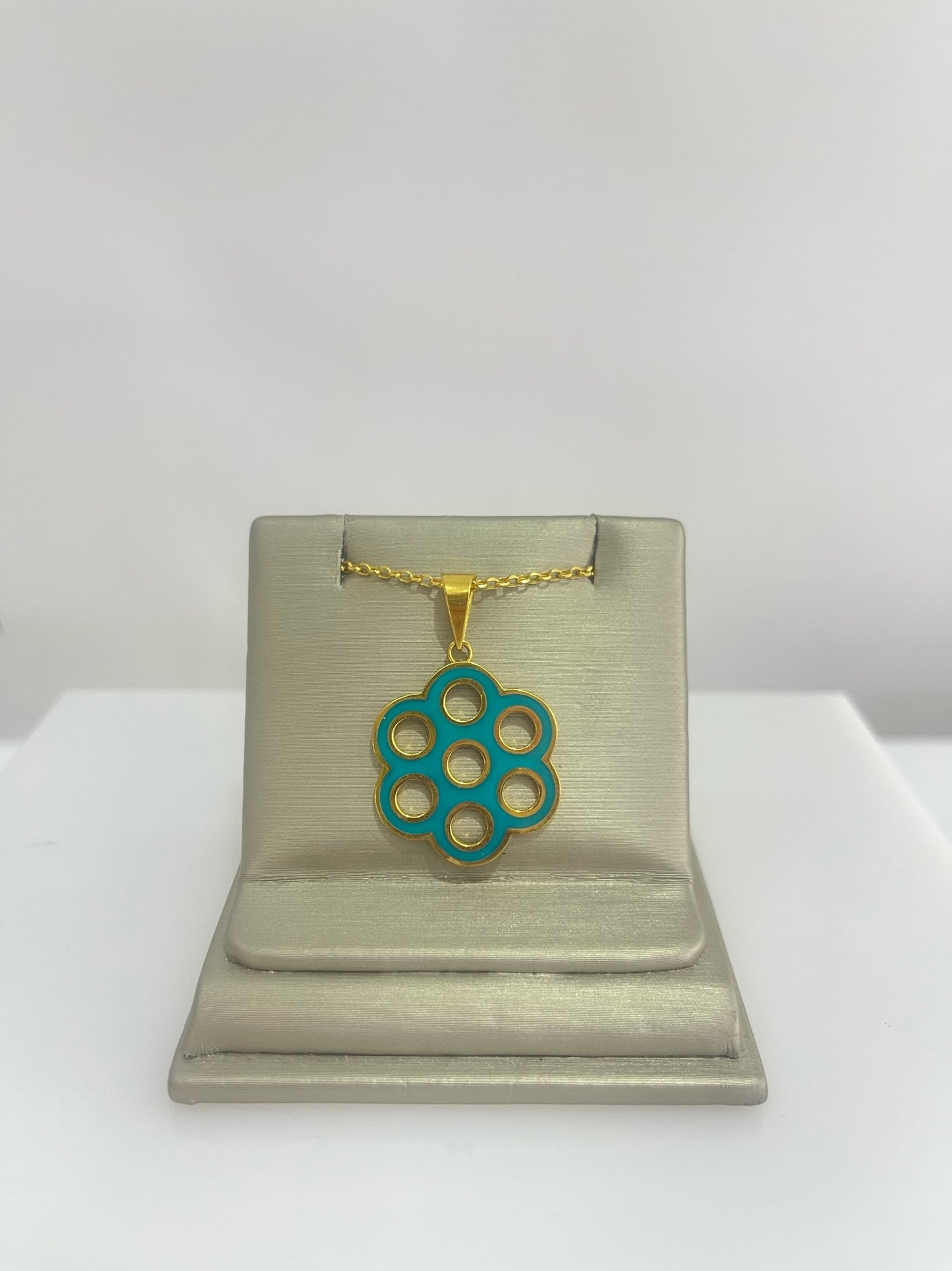 21K Gold Flower Necklace