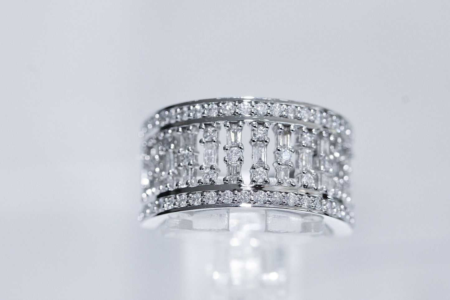 14k White Gold 1 Carat Diamond Ring