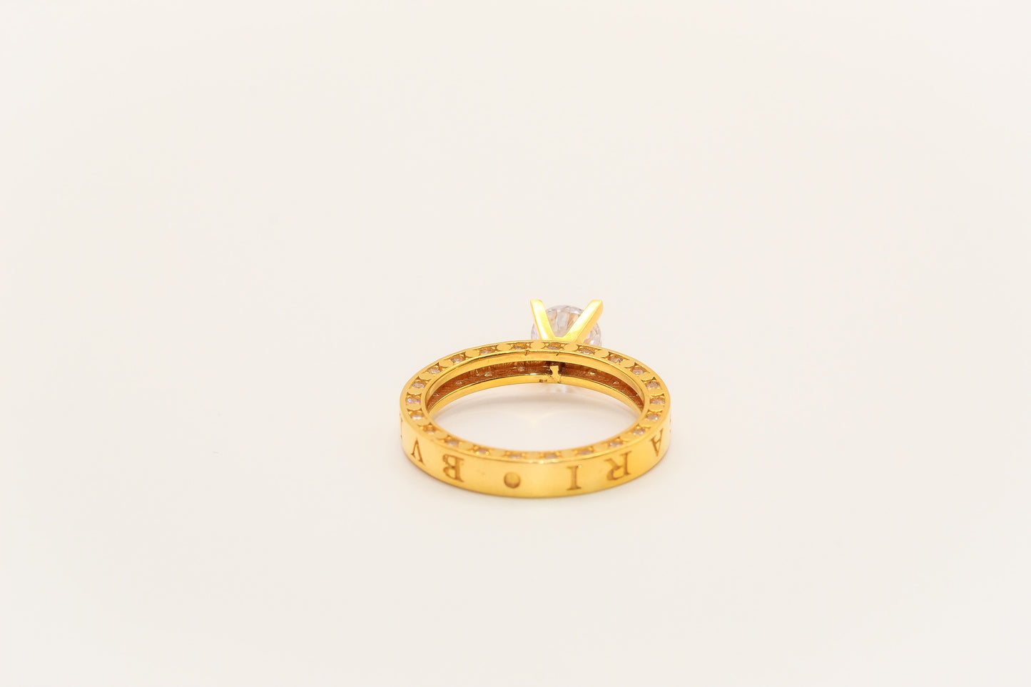 21K Gold Solitaire Ring