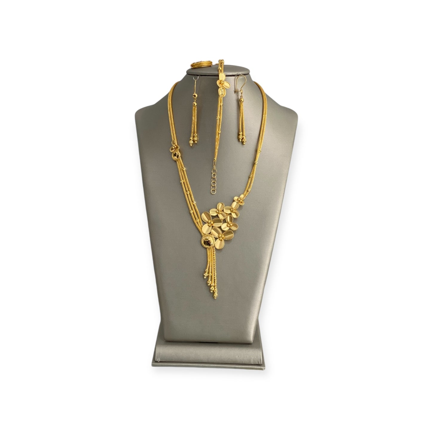 21K Gold Flower Set