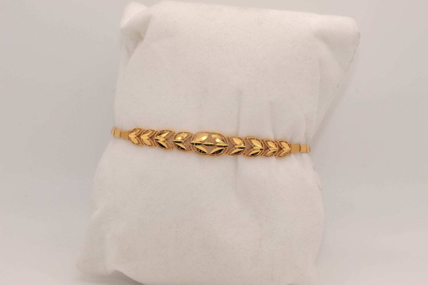 21K Gold Leaf Bracelet