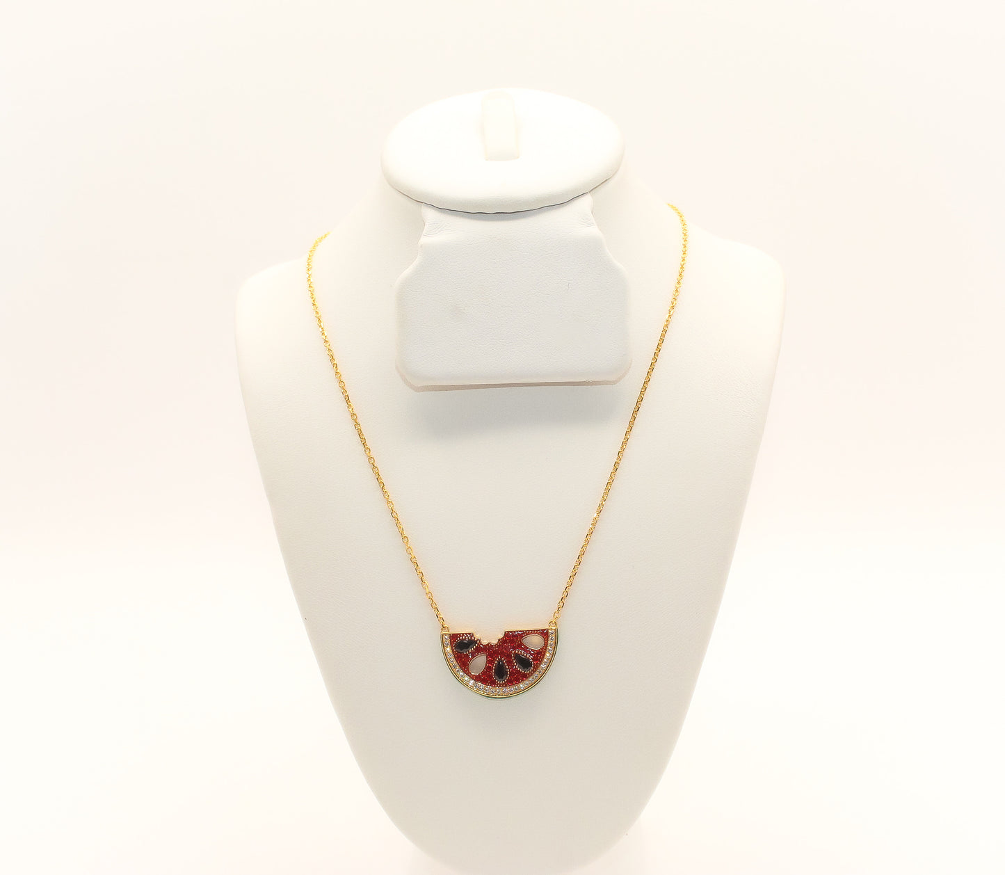 21K Gold Watermelon Necklace