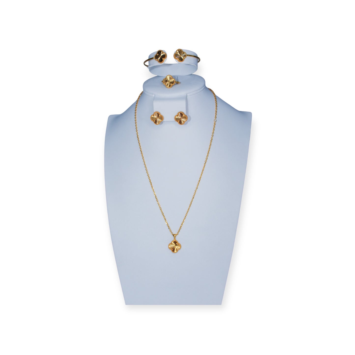 21K Gold Flower Set