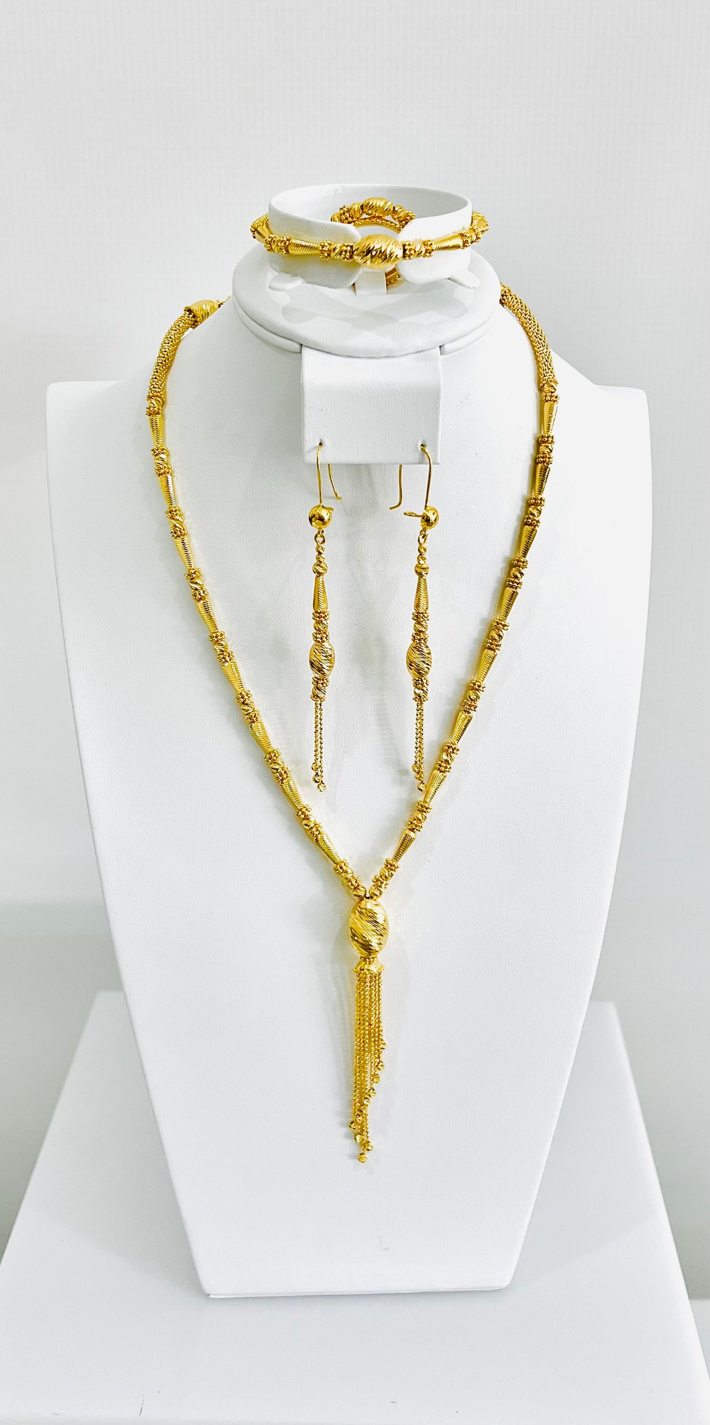 21K Gold Engagement Set