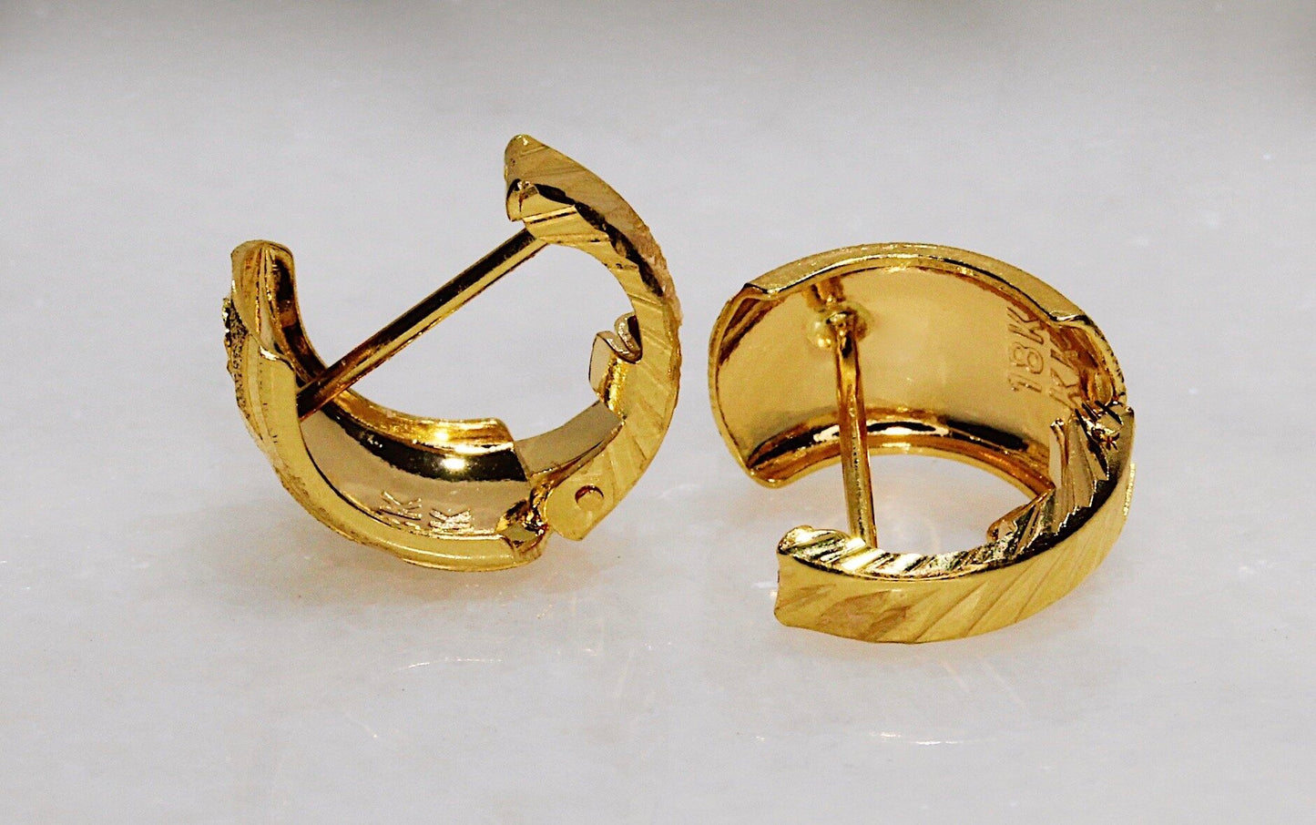 18k Gold Earrings