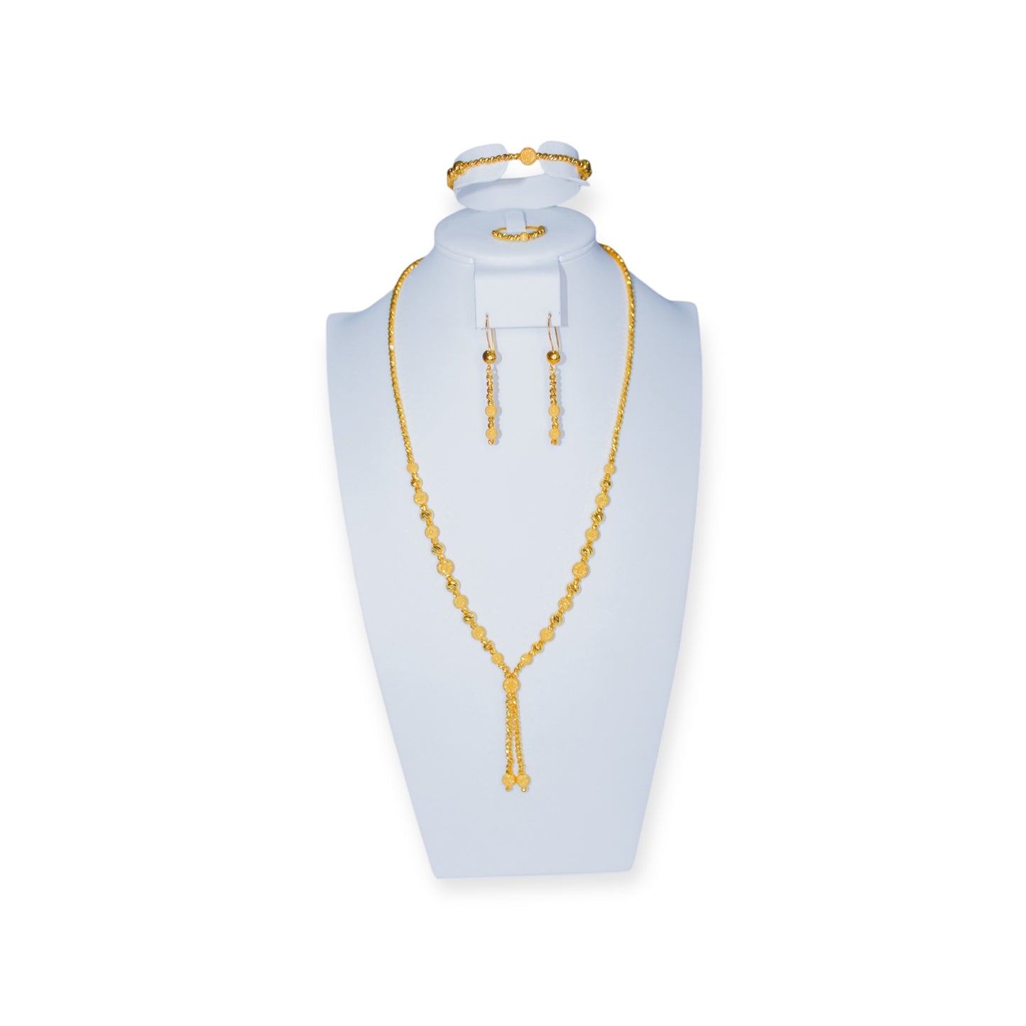 21K Gold Beaded Set