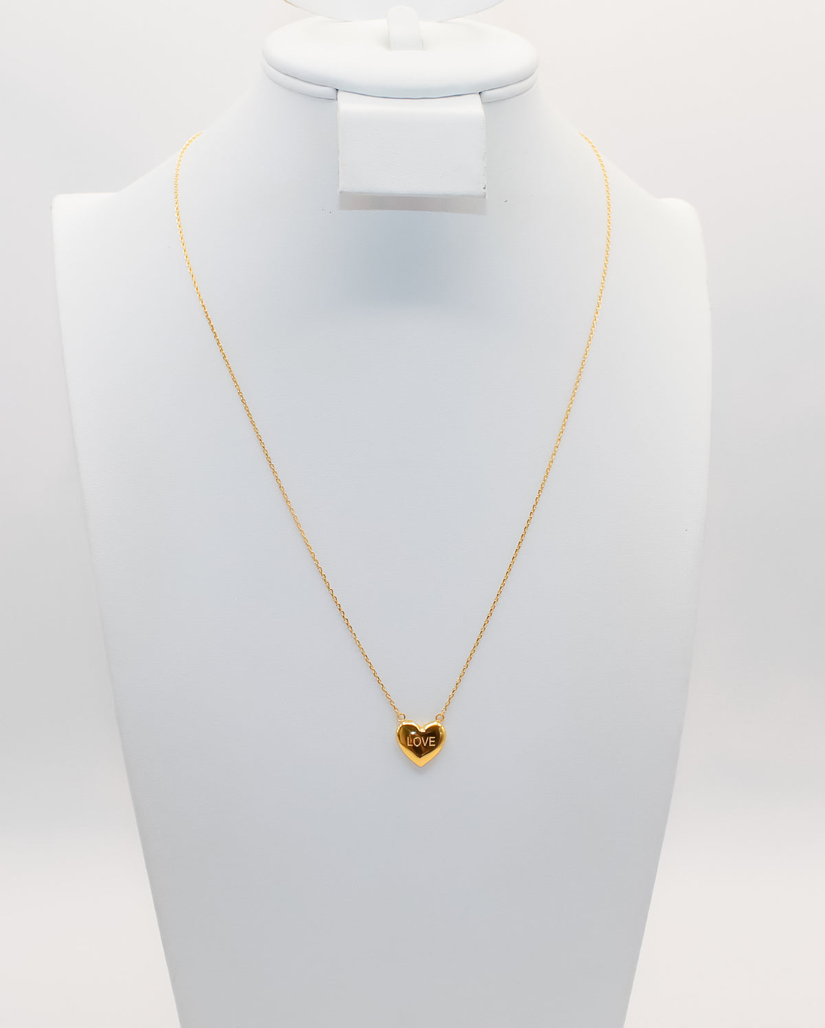 21K Gold Heart Necklace