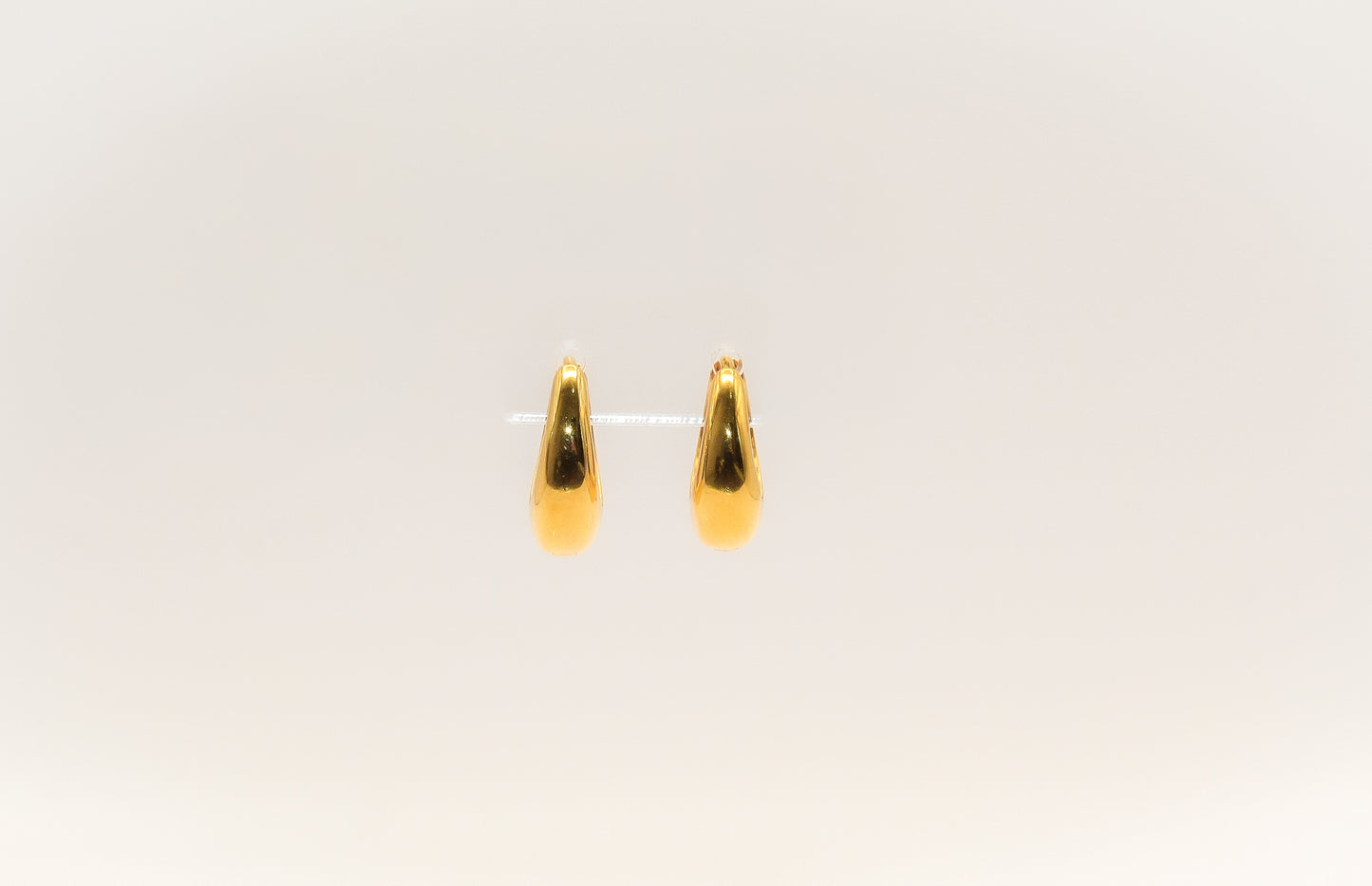 21K Gold Kidd Mini Huggies Earrings