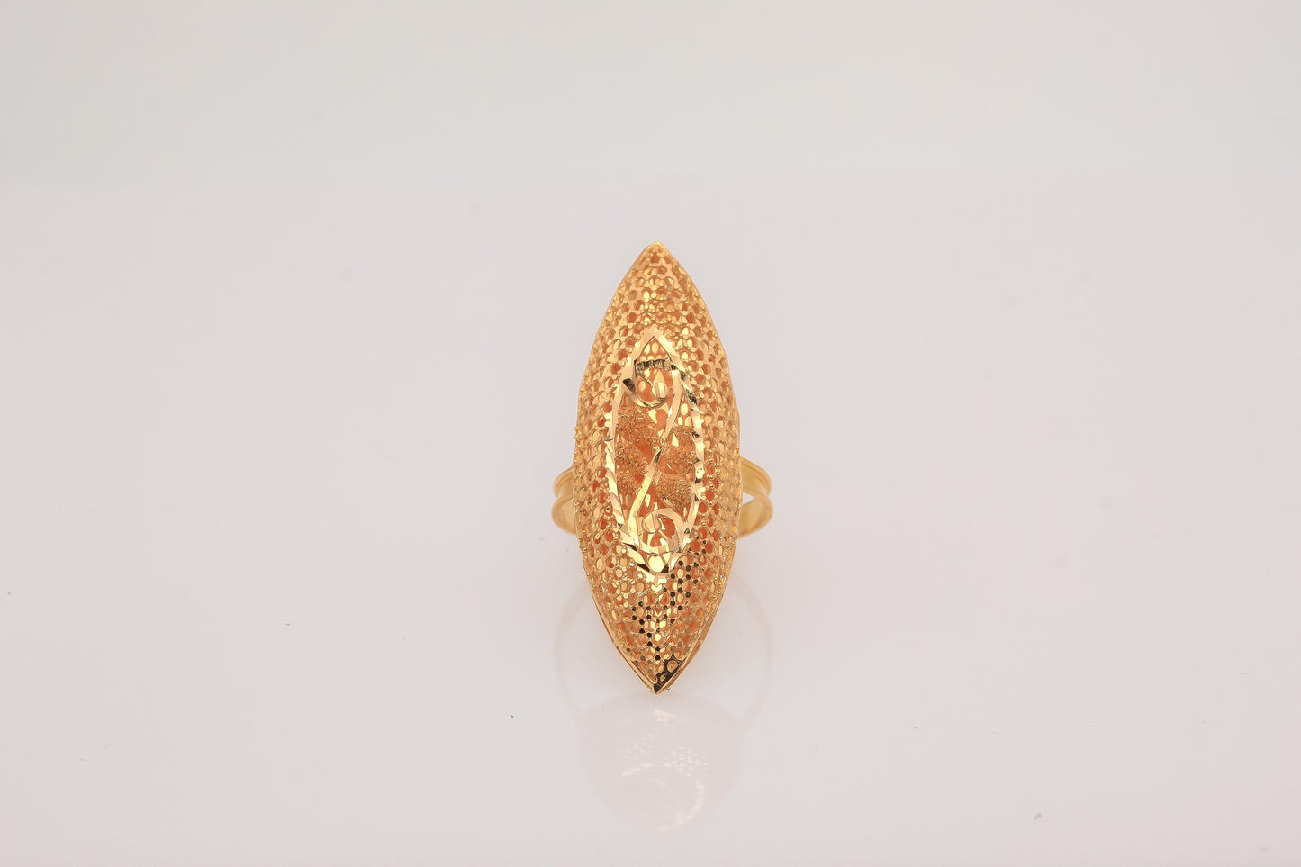 21K Gold Khaliji Ring