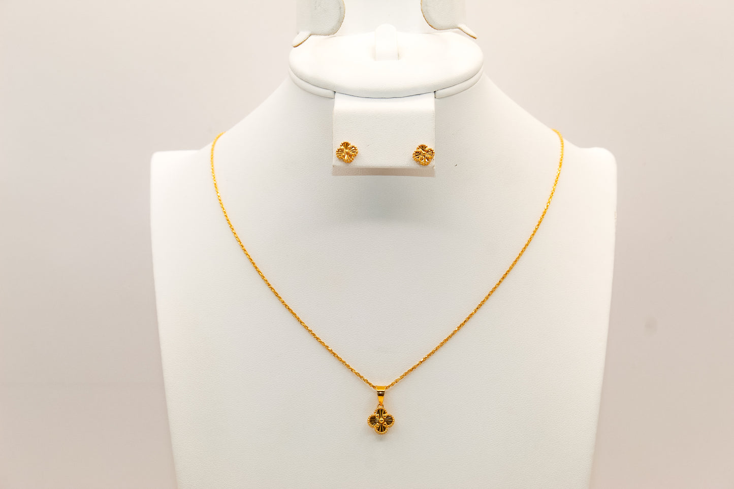 21K Gold Mini Flower Set