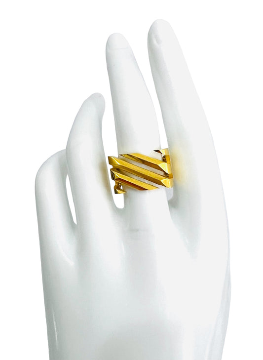 21K Gold Modern Ring