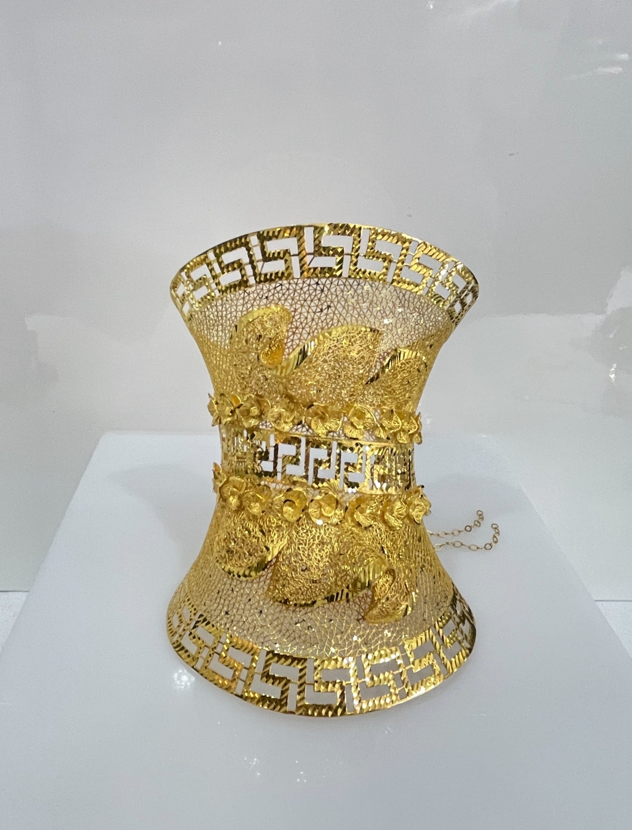 21K Gold Cuff Bracelet