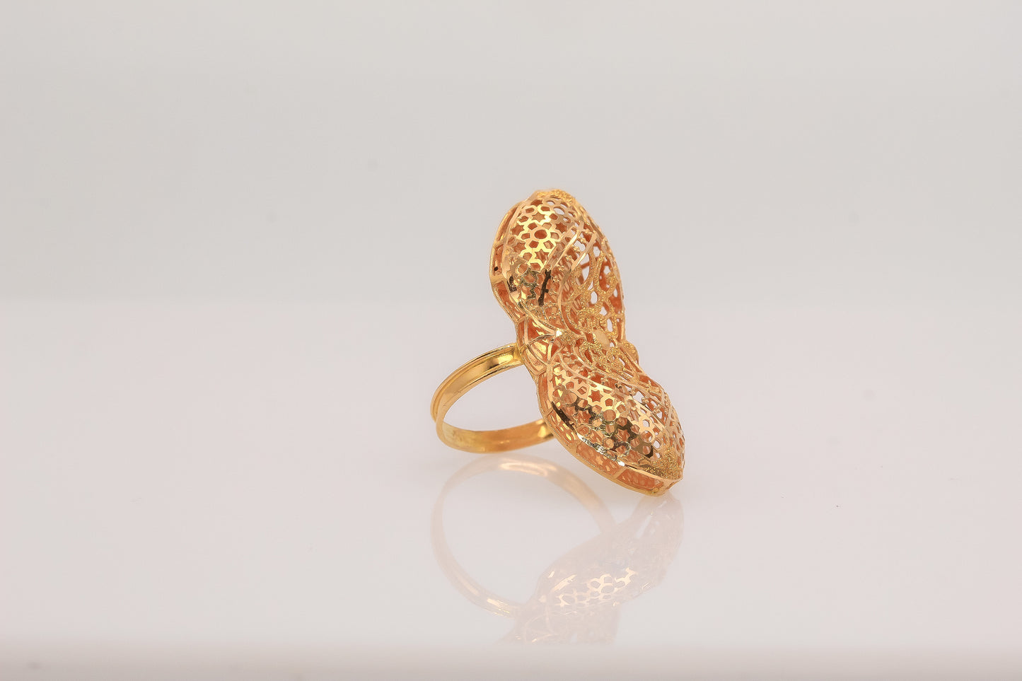 21K Gold Khaliji Ring