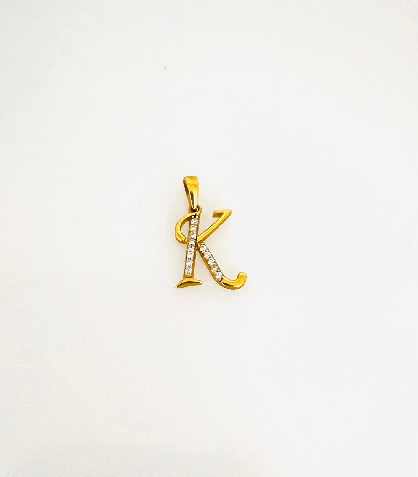 21K Gold Initial Charms