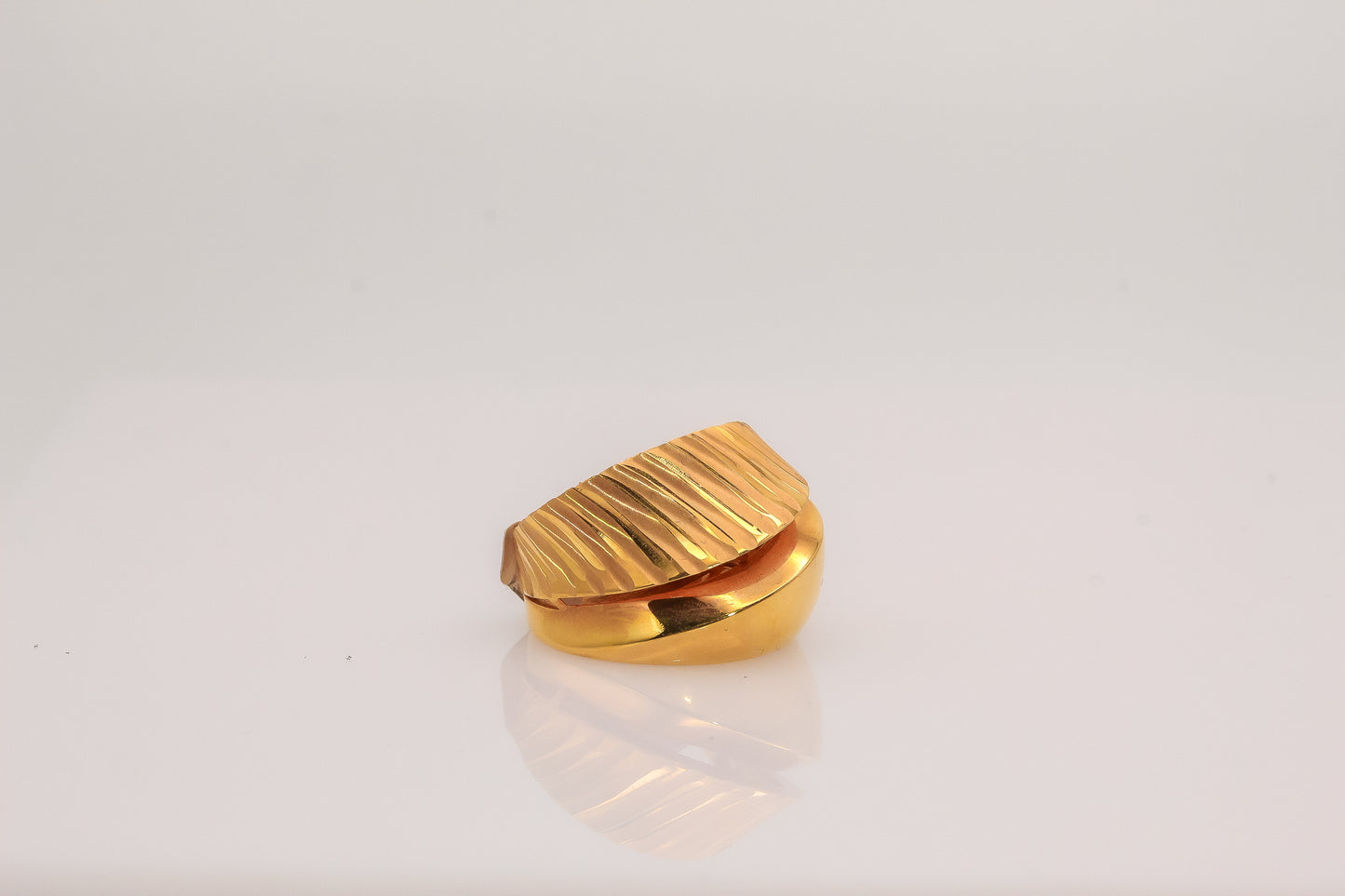 21K Gold Dome Ring
