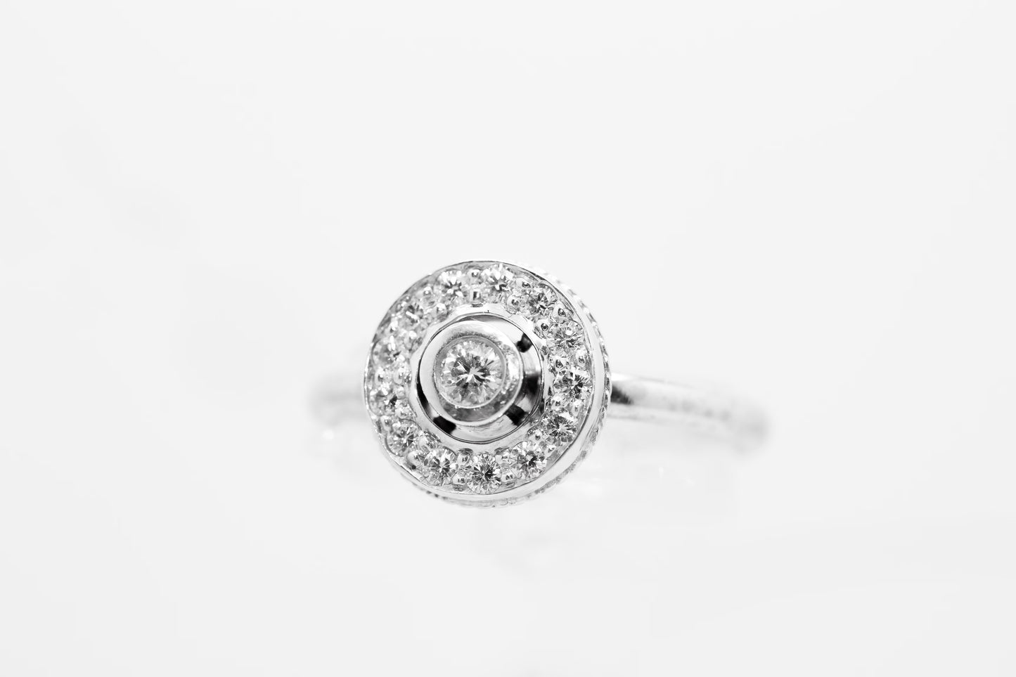 10kW Gold Diamond Ring