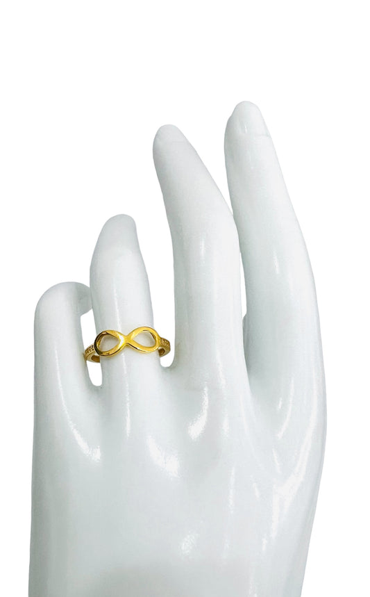 21K Gold Infinity Ring