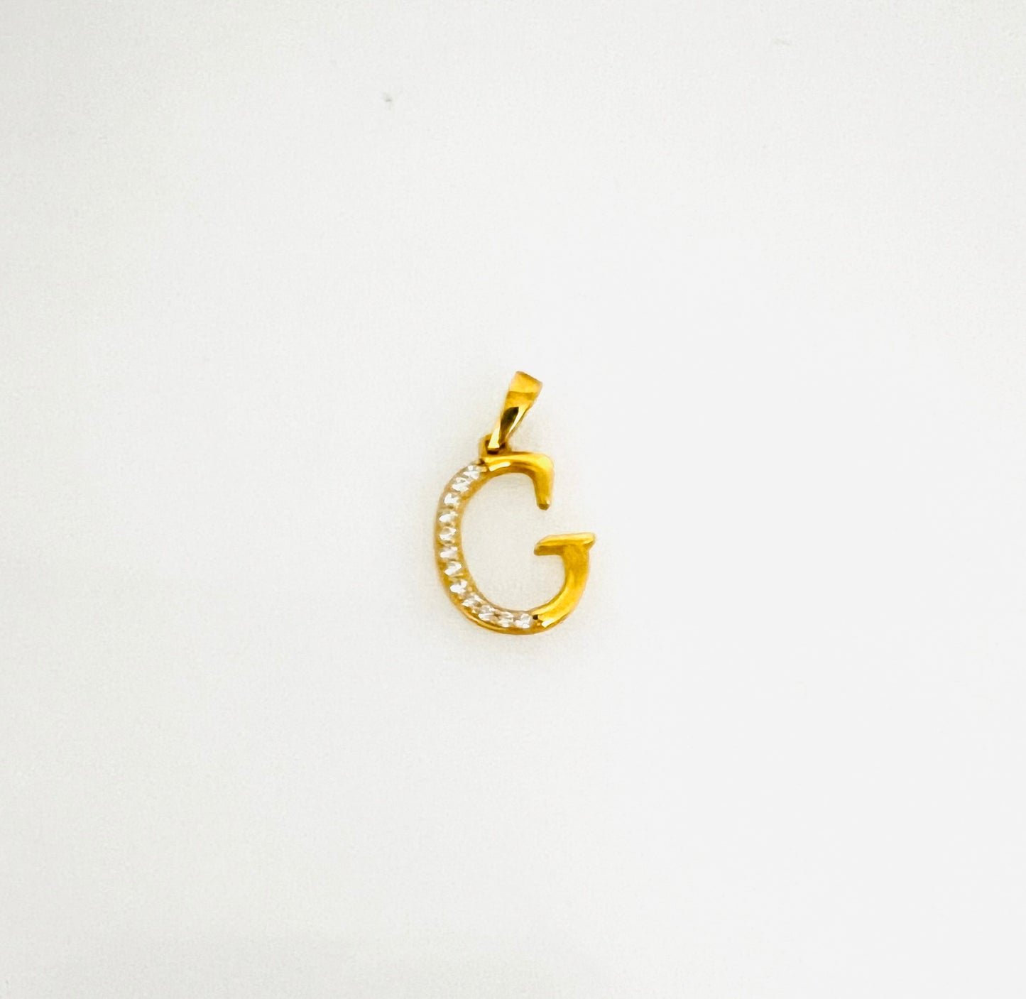 21K Gold Initial Charms