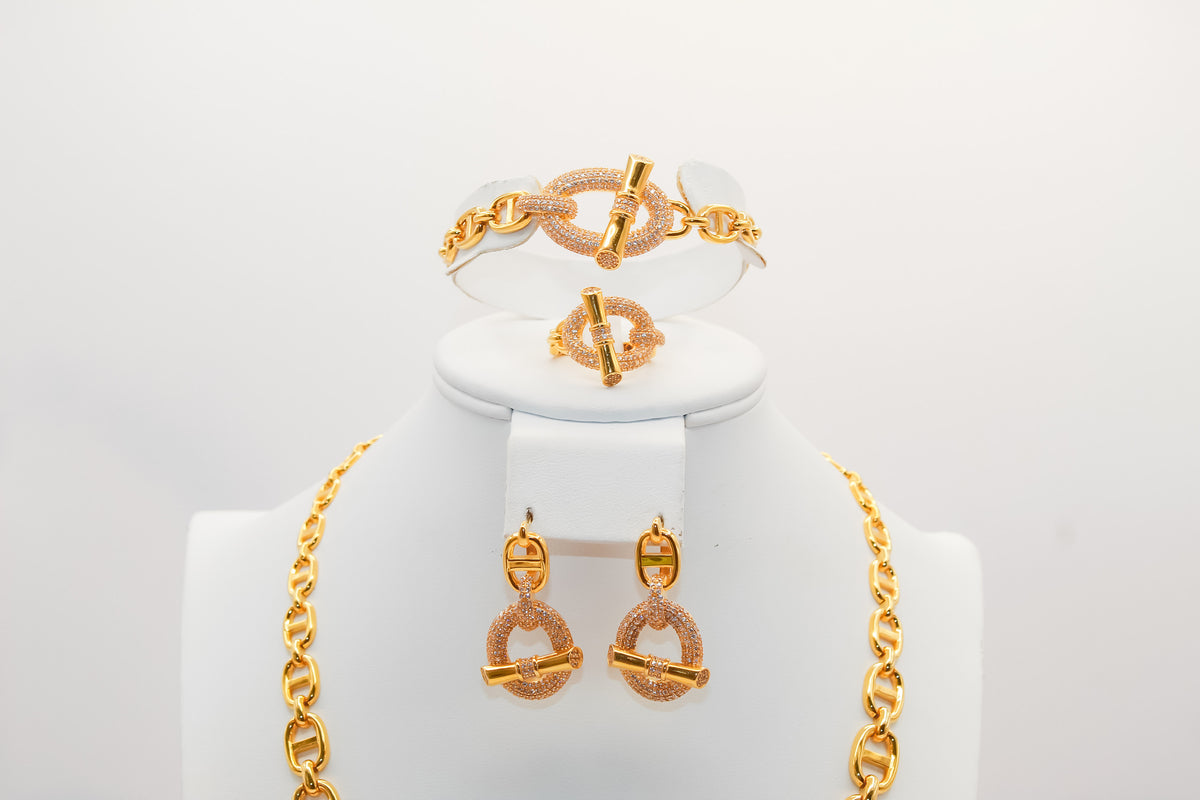 21k gold luxurious set