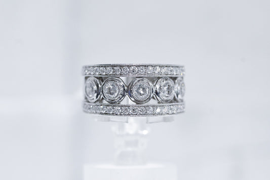 14K White Gold 1.50 - Carat Diamond Ring