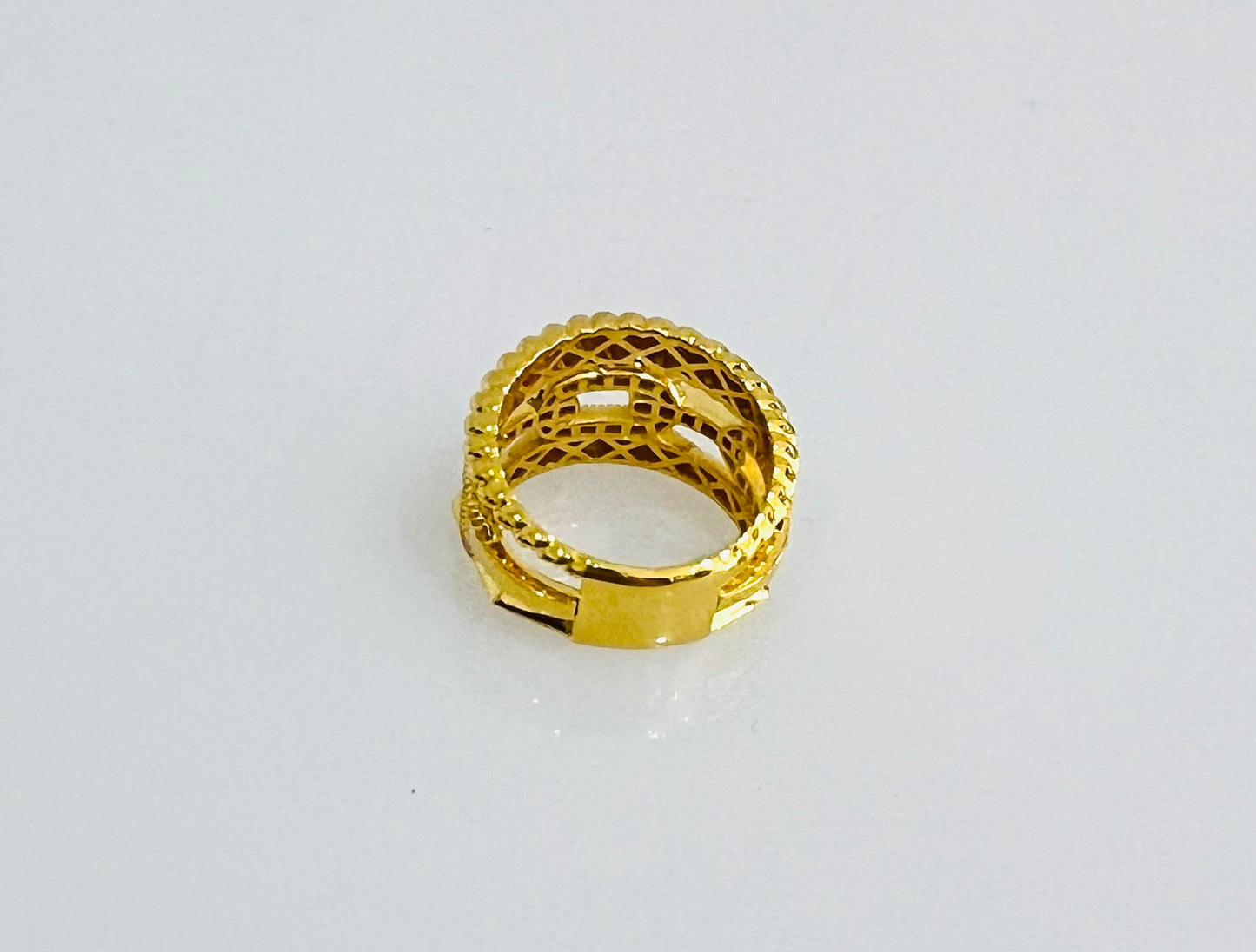 21k Gold Stacked Ring