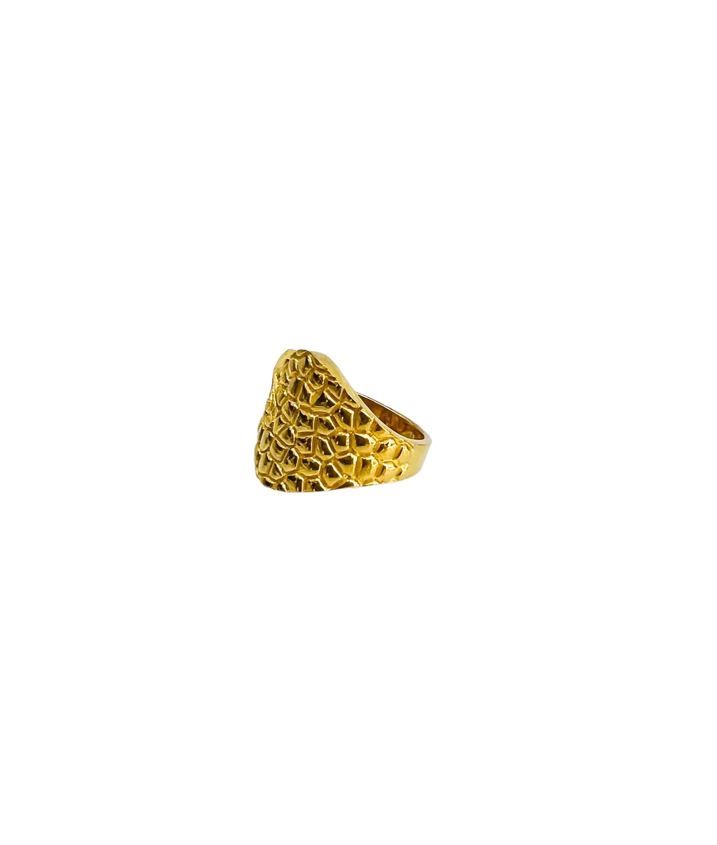 21k Gold Nugget Ring