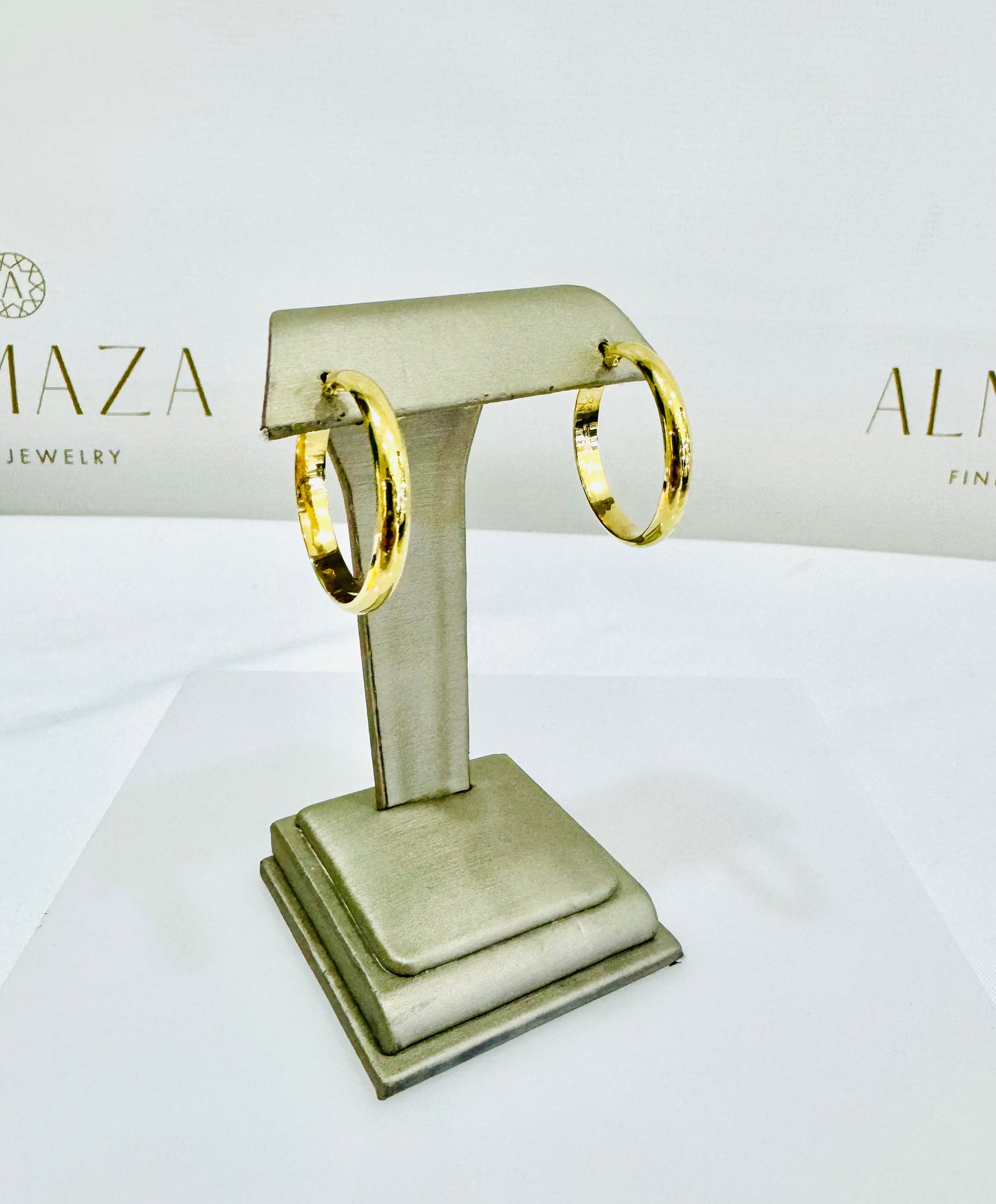 14K Gold Hoop Earrings