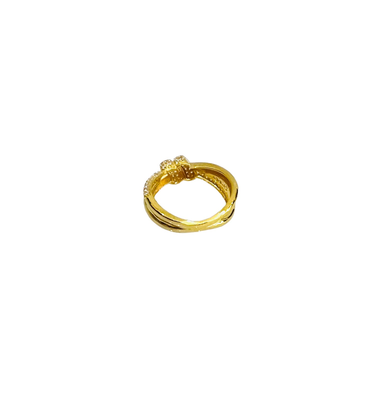 21K Gold Not Ring