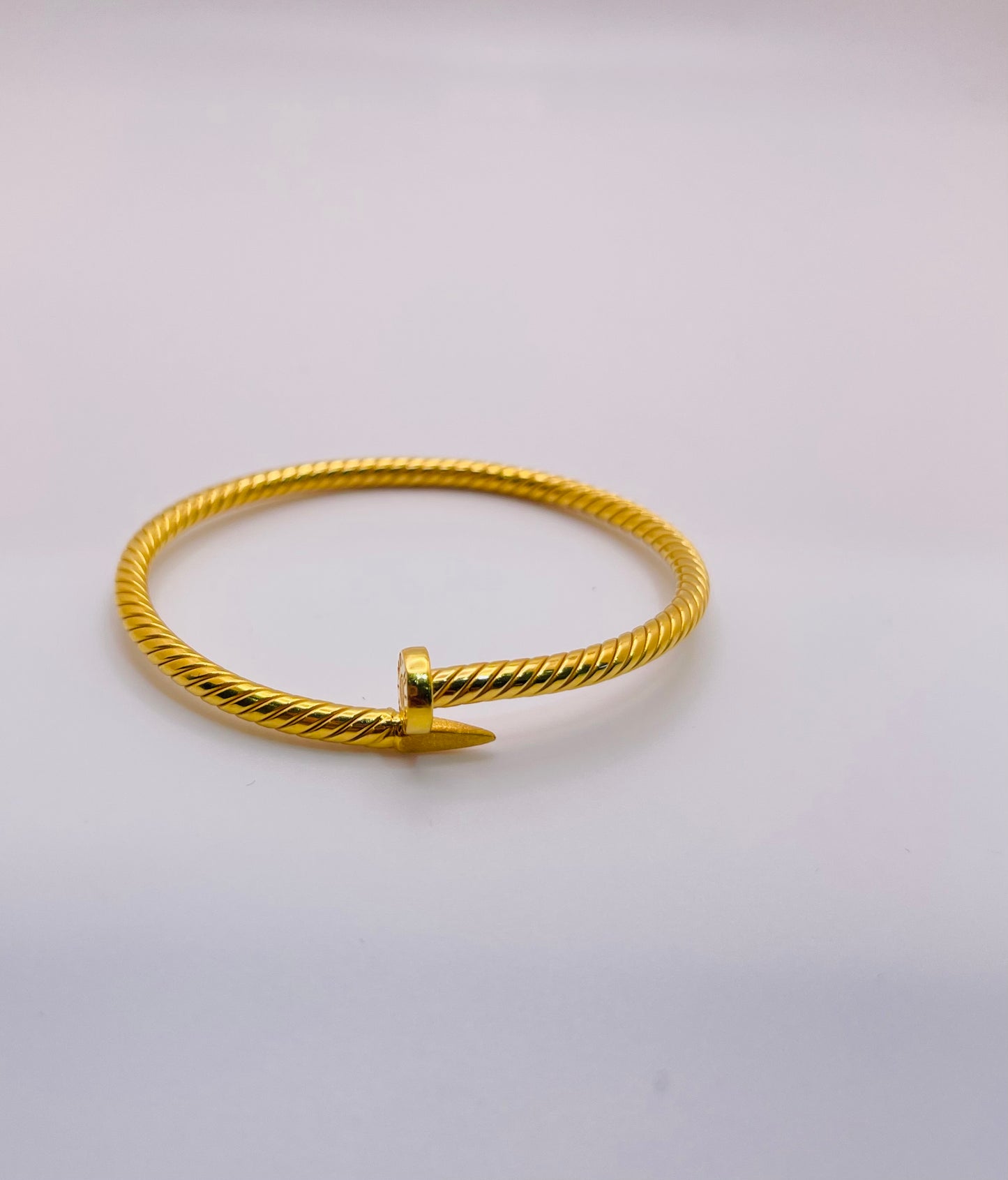 21k Gold Himo Nail Bracelet
