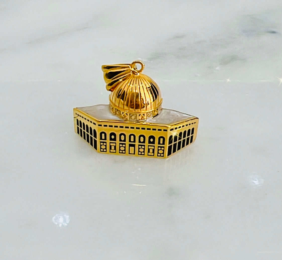 21K Gold Alqsa Pendant