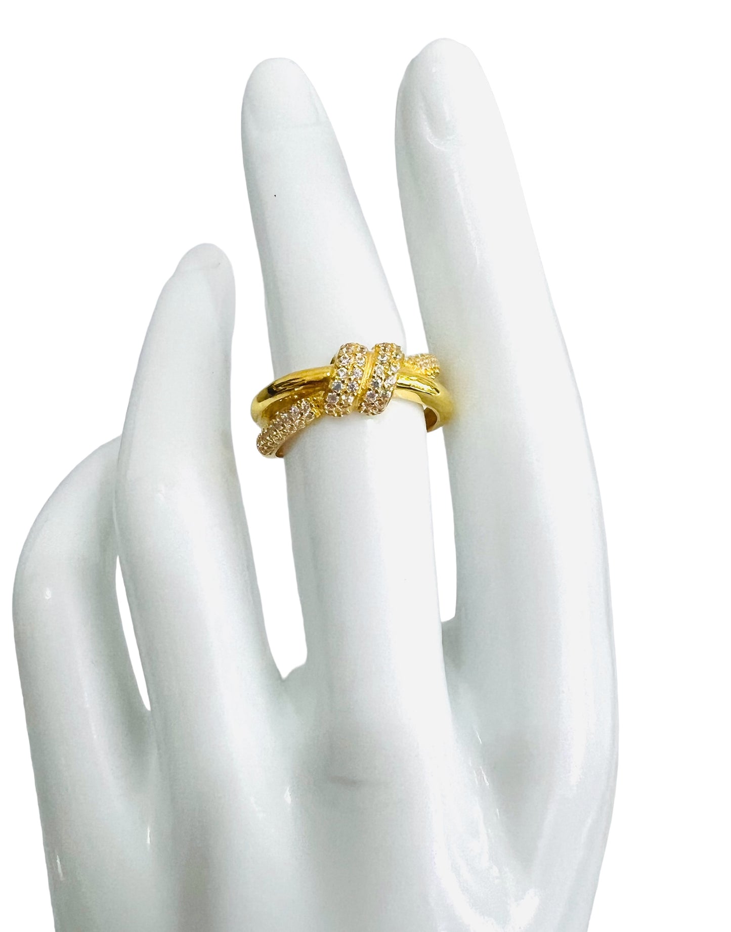 21K Gold Not Ring