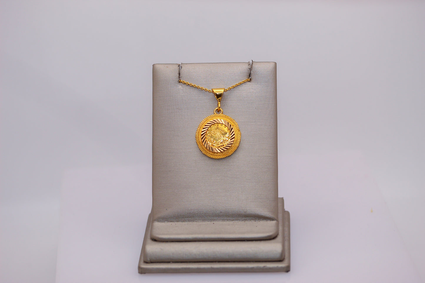21K Gold Turkish Coin Pendant