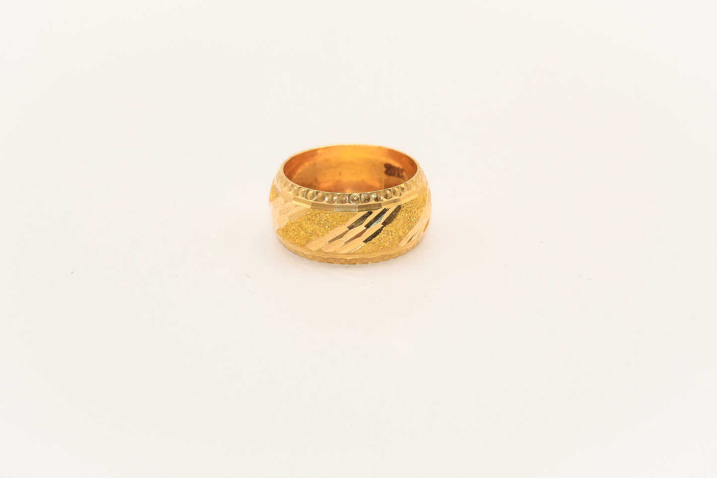 21K Gold Wide Ring