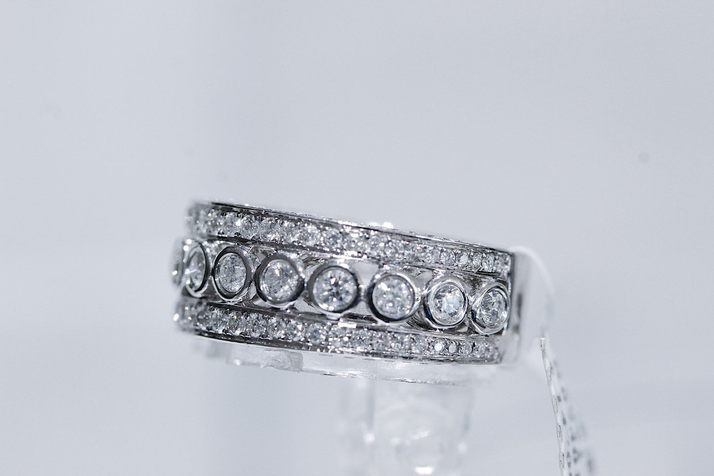 14K White Gold 1.53 Carat Diamond Ring