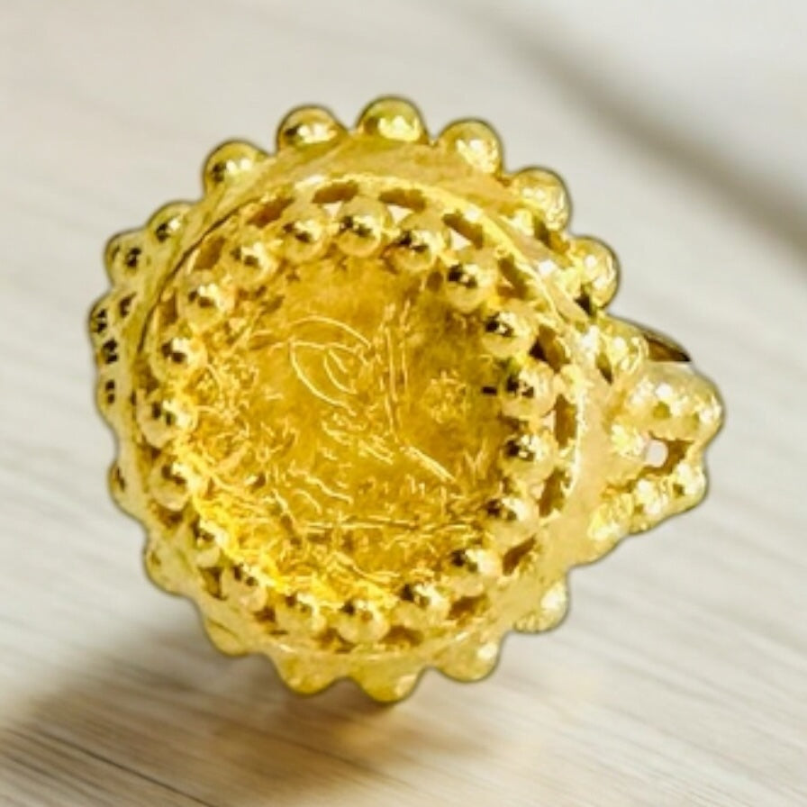 21K Gold Turkish Ring