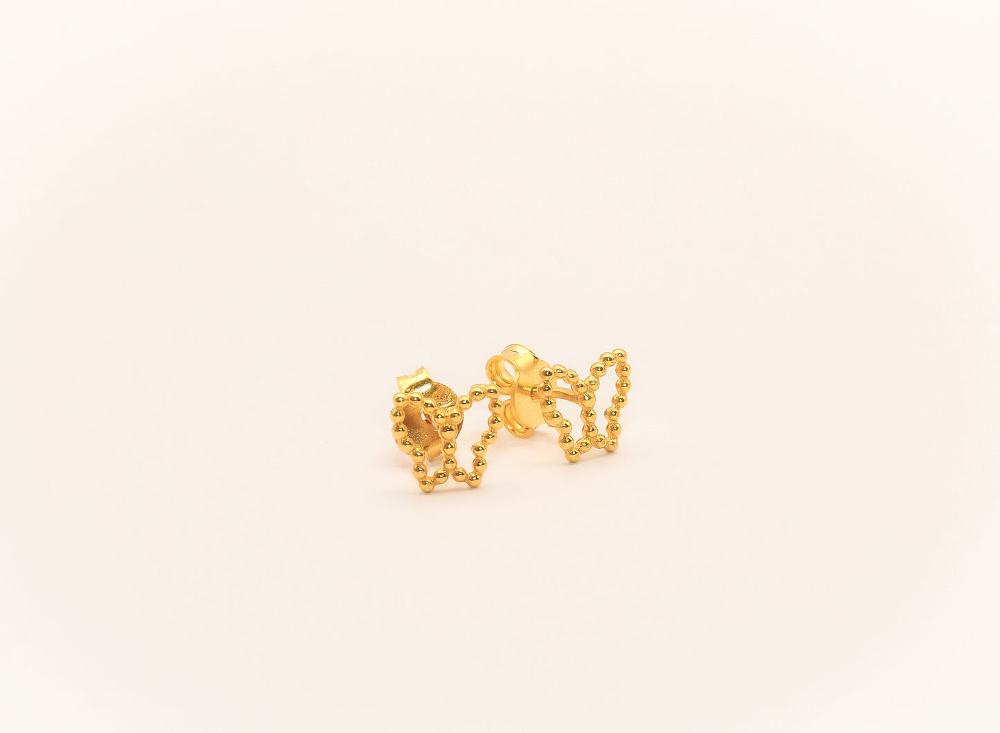 21K Gold Butterfly Kids Earrings