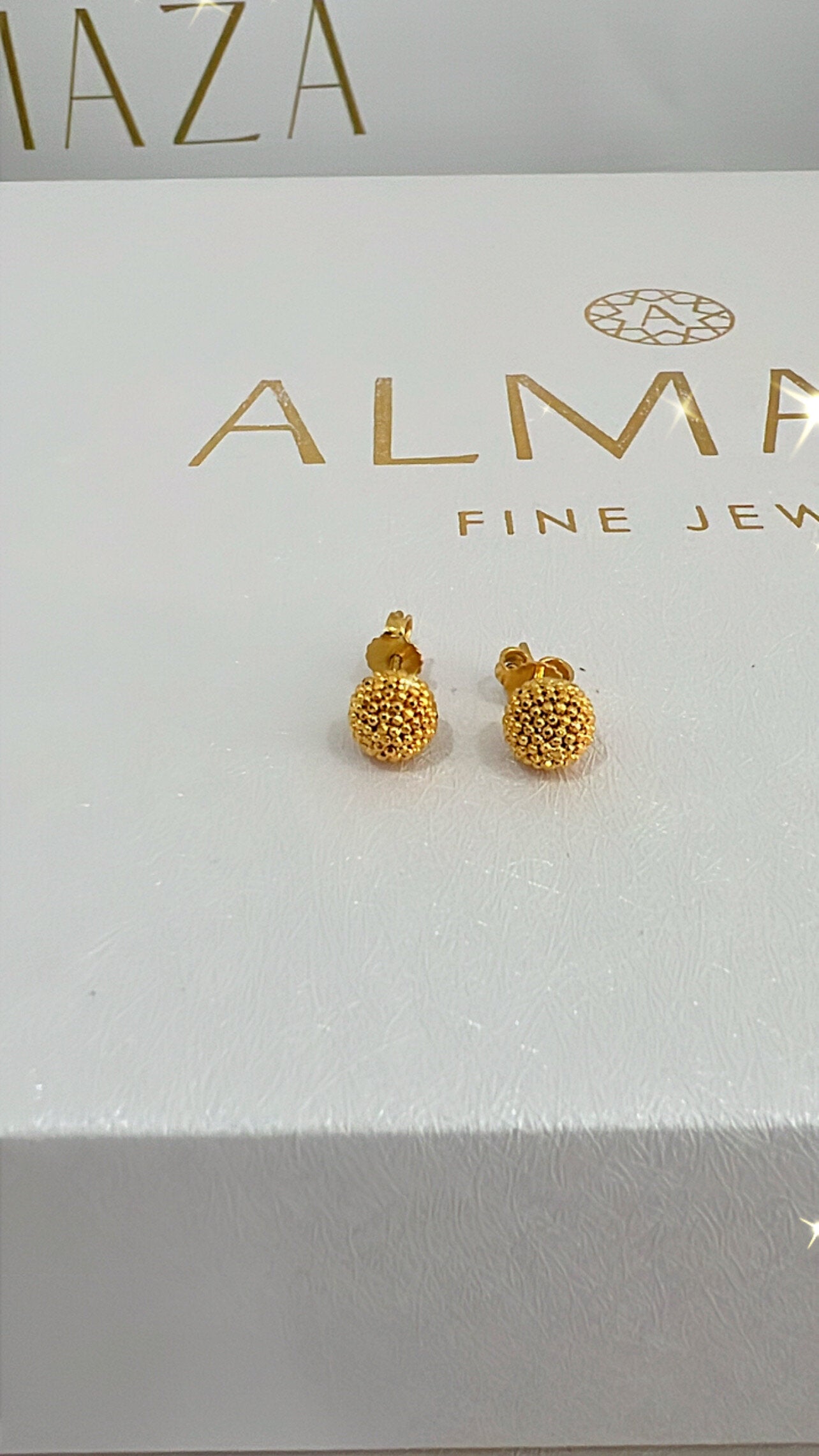 21k Gold Himo Earrings