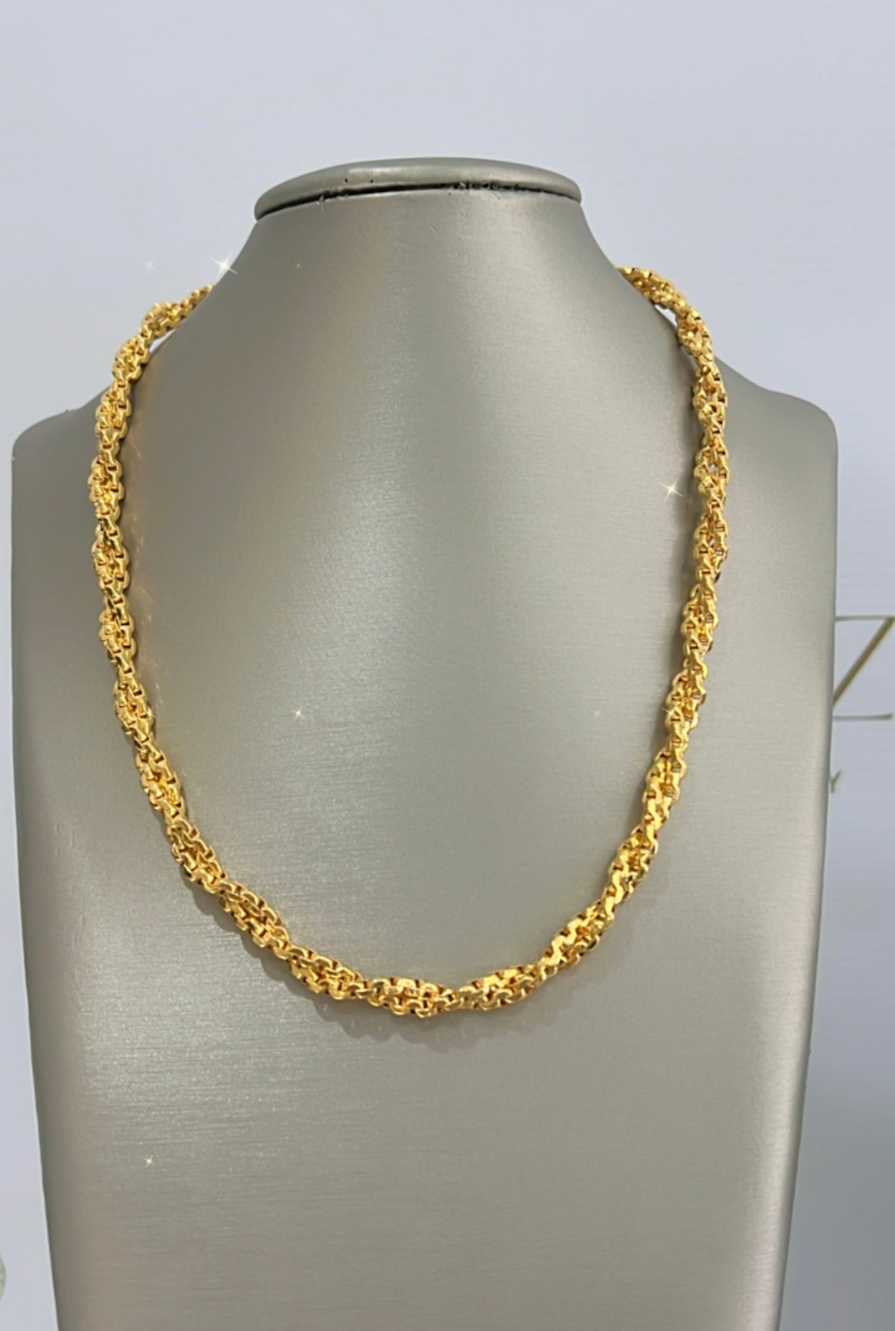 21k Gold Himo Necklace