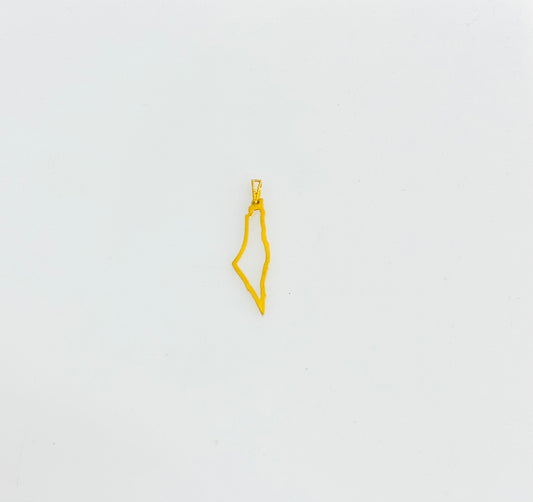 21K Gold Palestine Pendant