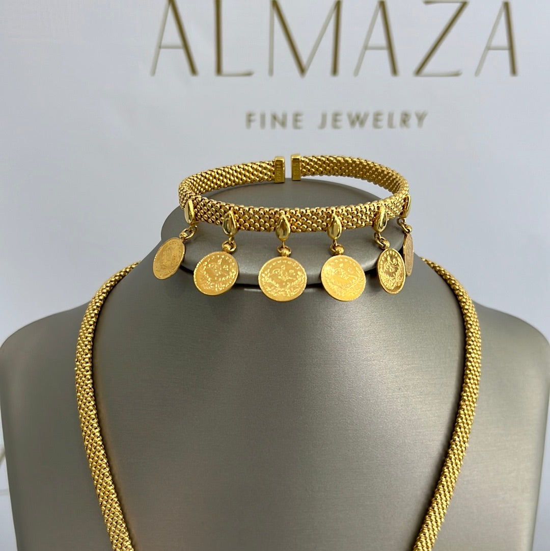 21k Gold Himo Set