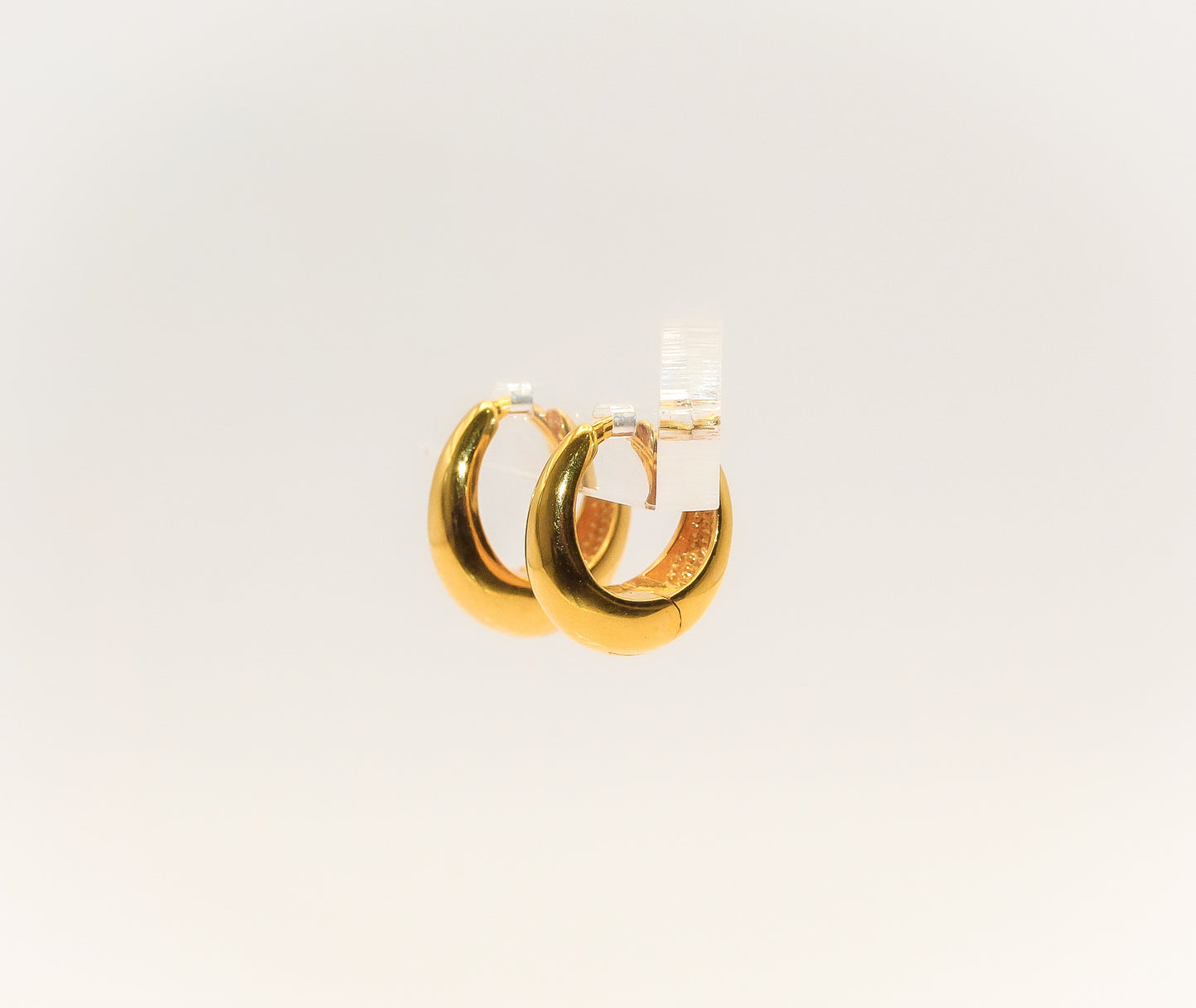 21K Gold Kidd Mini Huggies Earrings