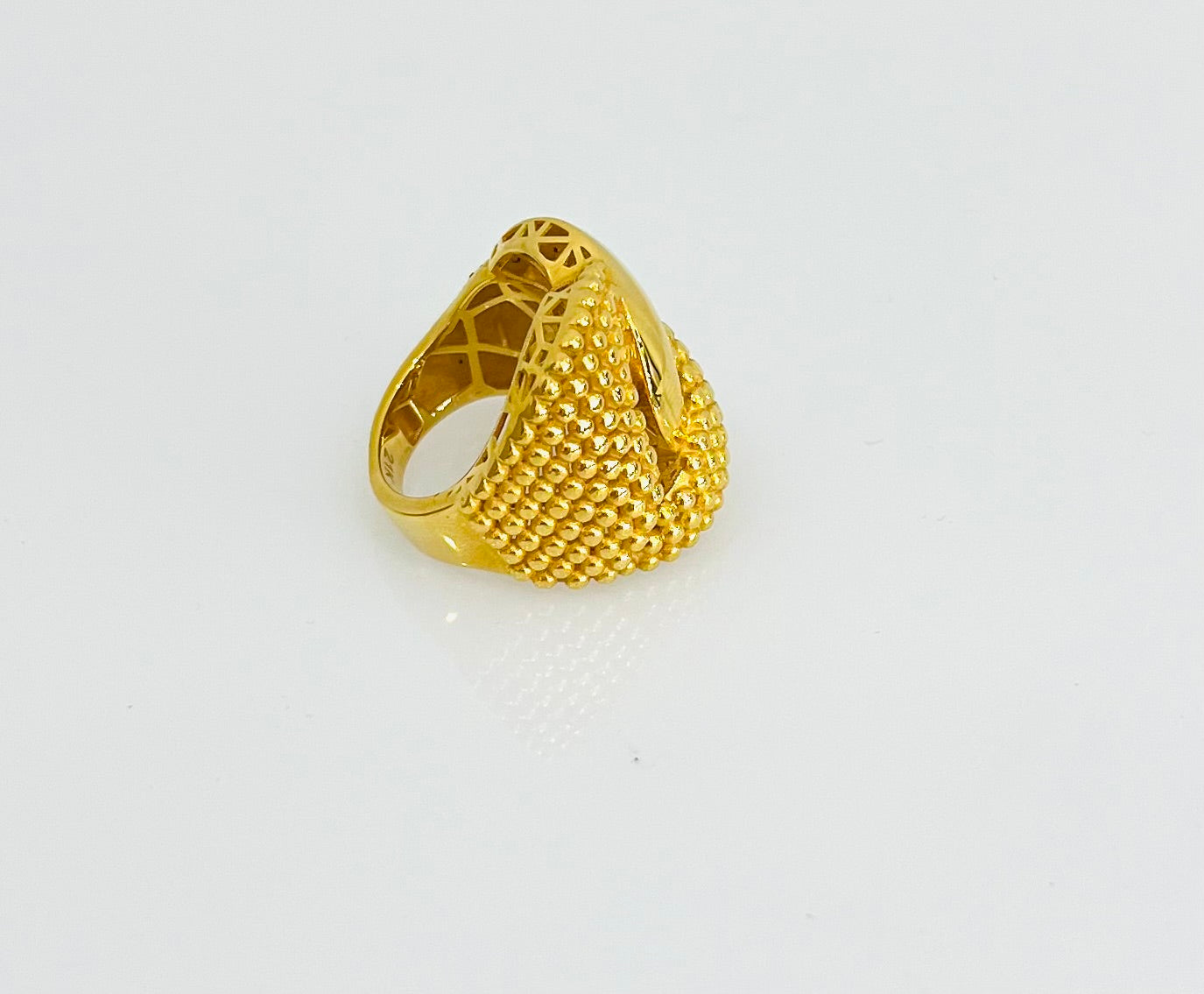 21K Gold Wide Ring