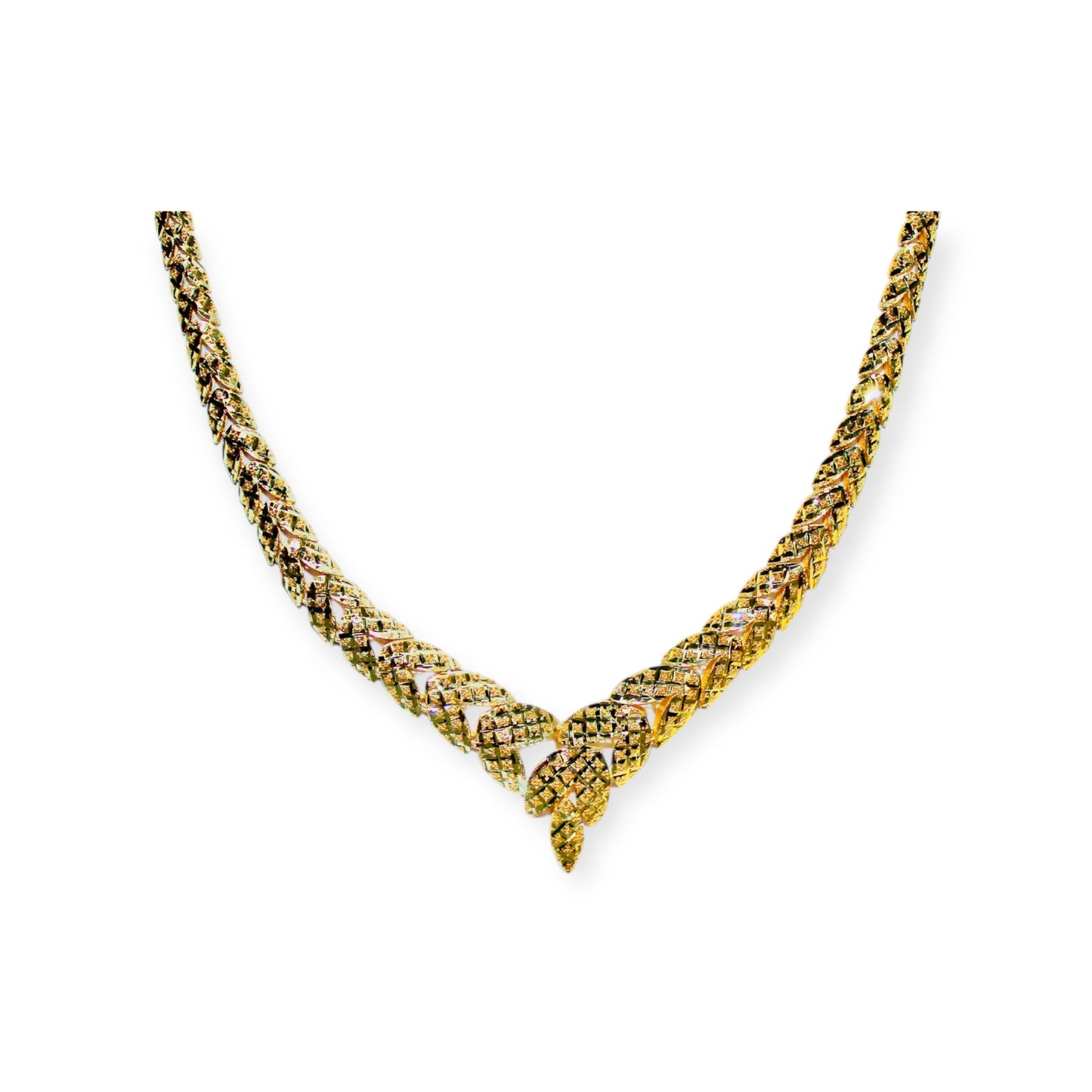 21K Gold Simple Leaf Set