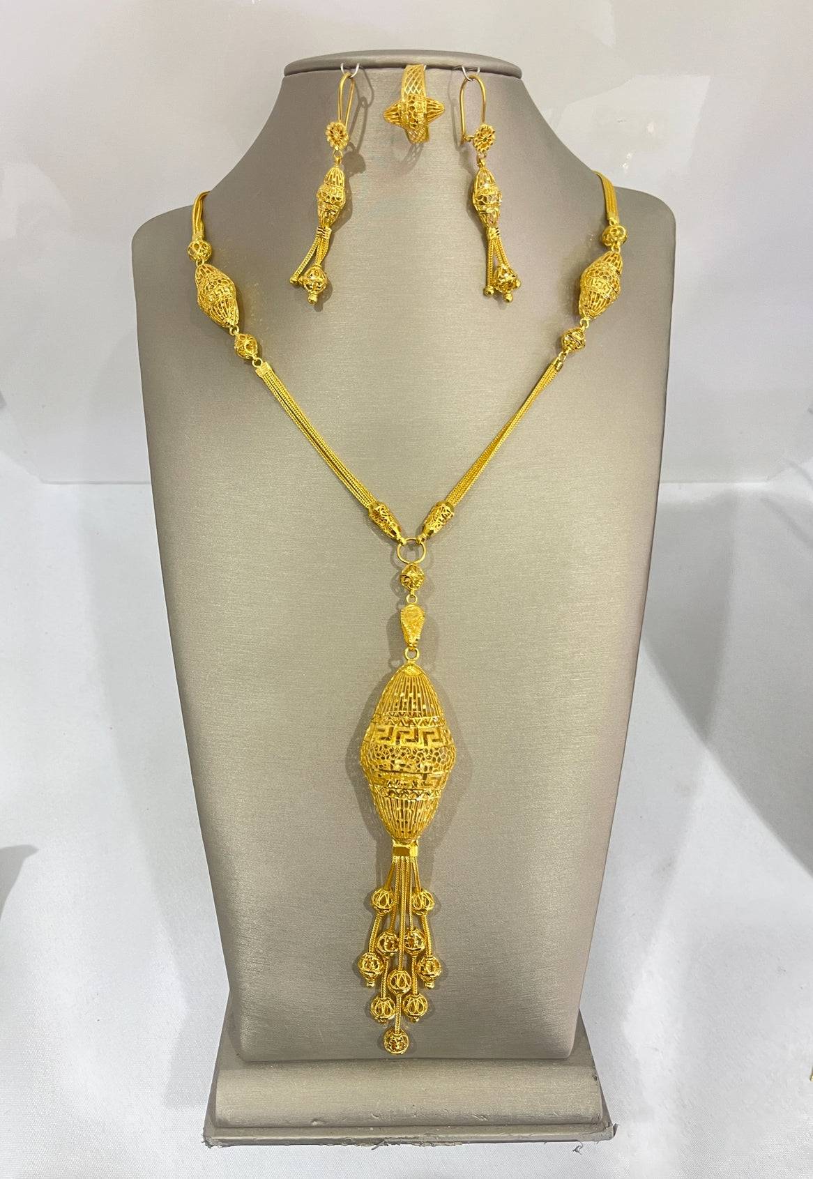 21K Gold Masbaha Set